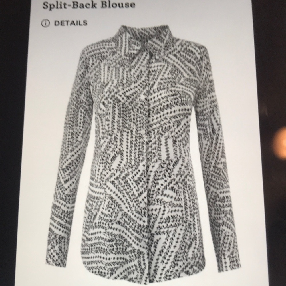 Cabi 3255 Split Back Printed Blouse